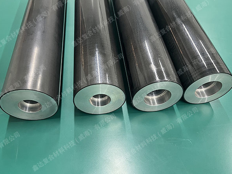 Carbon fiber roller shaf